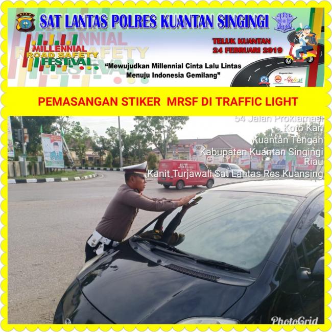 Satlantas Kuansing Gencarkan Sosialisasi MRSF 2019